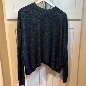 Joah Brown Black Asymmetrical Top